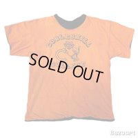 70's "Champion"　REVERSIBLE　Tee SHIRTS　BLACK × ORANGE　good print !!