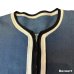 画像4: 50's 「TAPING　LINE　FULL ZIP」　SWEAT　SHIRTS（CARDIGAN）　COBALT BLUE × BLACK × WHITE　rare color !!