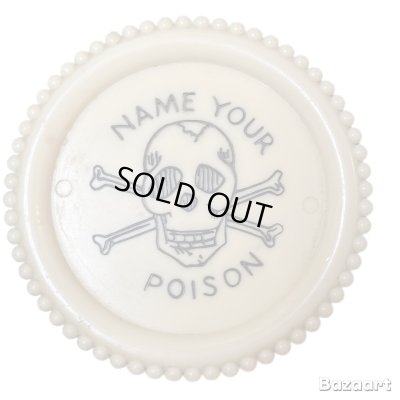 画像1: 50's "SKULL & CROSSBONES"　OLD　PLASTIC　TRAY