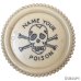画像1: 50's "SKULL & CROSSBONES"　OLD　PLASTIC　TRAY (1)
