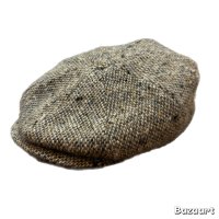 60's "DONEGAL　TWEED”　8 PANNELS　NEWSBOYS　HAT　good size !!