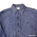 画像6: 40's "UNCLE SAM"　COTTON　HEAVY　FLANNEL　SHIRTS　DARK NAVY　