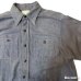 画像7: 40's "UNCLE SAM"　COTTON　HEAVY　FLANNEL　SHIRTS　DARK NAVY　