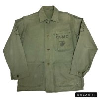 1941's- "U.S.M.C."　H.B.T.　「P-41」　JACKET　good size !!