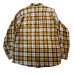 画像9: 50's "WASHINGTON　DEE CEE”　CHECKED　PATTERN　COTTON　PRINTED　FLANNEL　SHIRTS　実寸SIZE: L - XL　good size !!　