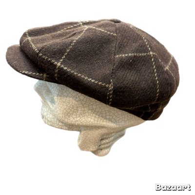 画像2: 40's　NEWSBOYS　HAT　BROWN