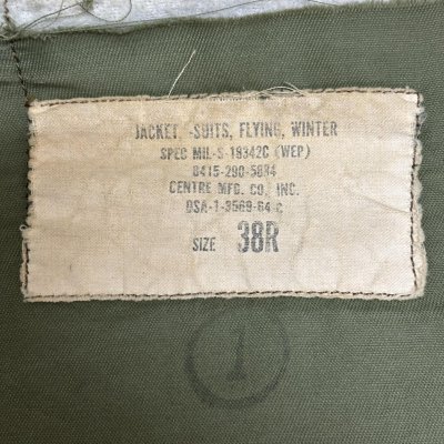 画像2: 1964's "U.S.NAVY"　WEP （G-8）　FLIGHT JACKET　SIZE:38 R