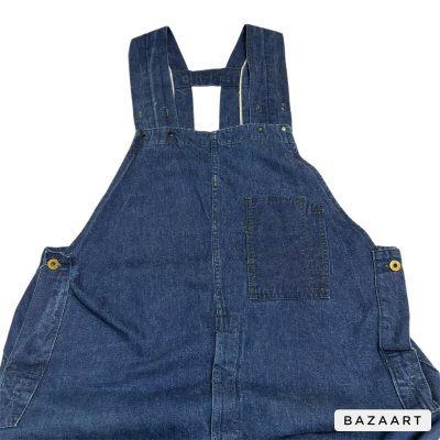 画像2: 30's　"WHITEFIELD S&B”　「DENIM」　巻きSTYLE　with NICE POCKET　& WITHOUT WAIST BELT　BIB OVERALL　VERY OLD STYLE !!