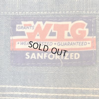 画像2: 50's　"W.T.GRANTS"　CHAMBRAY　SHIRTS　マチ付き　good condition !!　