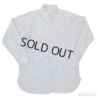 50's　"W.T.GRANTS"　CHAMBRAY　SHIRTS　マチ付き　good condition !!　