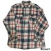 画像1: 40's "WINTER KING"　COTTON　HEAVY　FLANNEL　SHIRTS　マチ付き　good size !!　good condition !! (1)