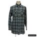 画像19: early 50's DEADSTOCK　"WINTER　KING"　PRINTED　COTTON　FLANNEL　SHIRTS　BLACK ベース　マチ付き　SIZE：15　M　