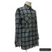 画像23: early 50's DEADSTOCK　"WINTER　KING"　PRINTED　COTTON　FLANNEL　SHIRTS　BLACK ベース　マチ付き　SIZE：15　M　