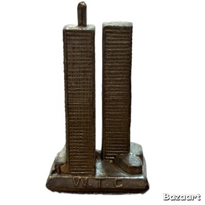 画像2: OLD　”World Trading Center”　METAL　ORNAMENT　
