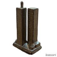 OLD　”World Trading Center”　METAL　ORNAMENT　