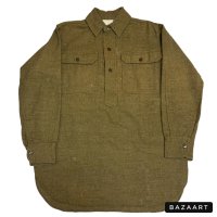 -30's "U.S.ARMY"　PULLOVER　WOOL SHIRTS　with ELBOW　PATCH　and MIL. SPEC TAG　good conddition !!