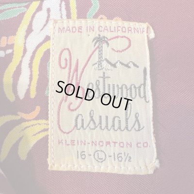 画像2: 50's "Westwood Casuals"　RAYON　HAWAIIAN　SHIRTS　SIZE表記：L　16 - 16 1/2