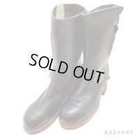 70's 箱付き　DEAD STOCK   "GEORGIA BOOTS"   ENGINEER  BOOTS   with  CLEAR  GRIPPING   size：8 E