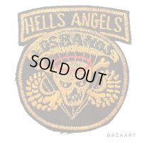 60's  DEAD STOCK　"U.S.AIR BONES"　VIETNAM WAR　第11空挺師団 511　”HELLS ANGELS"　「LOSBANOS」　SQUARDRON　PATCH