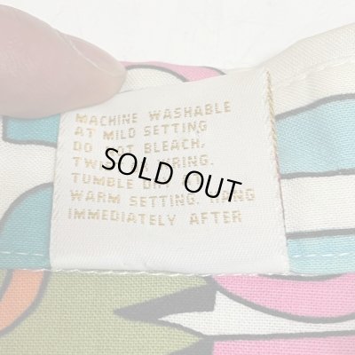 画像3: around 80's "Go Barefoot"　LONG SLEEVE　PRINTED　COTTON HAWAIIAN SHIRTS　good printed !!