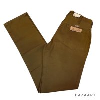 60's DEAD STOCK　with FLASHER　"Wrangler 56MWZ"　COTTON TWILL　SLIM FIT　PANTS　W 31 × L 34
