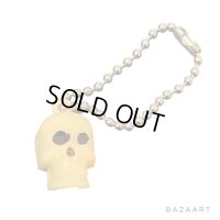 60's DEAD STOCK　”SKULL"　CHARM　顎にバネ入りで開閉
