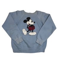 70's "MICKY MOUSE"　PRINTED SWEAT SHIRTS