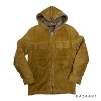 -70's "BROOKS BROTHERS"　FULL ZIP.　CORDUROY　JACKET　WITH　HOODED