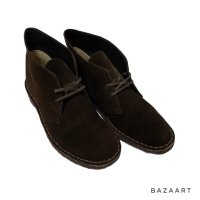 80's "CLARKS"　DESERT BOOTS　"MADE IN ENGLAND"    DARK BROWN　SIZE：UK ７ E　（US 8 相当）