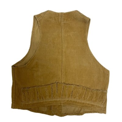 画像2: 〜30's  UNUSUAL CORDUROY   HUNTING VEST