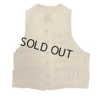 〜30's  UNUSUAL CORDUROY   HUNTING VEST