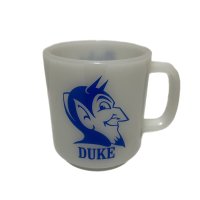 around 70's "DUKE UNIVERSITY × BLUE DEVIL"　HEAT RESISTANT　CUP