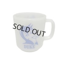 around 70's "DUKE UNIVERSITY × BLUE DEVIL"　HEAT RESISTANT　CUP
