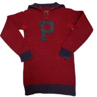 -20's "PENNSYLVANIA UNIVERSITY"　"SILOR COLLAR　2 TONE COLOR”　WITH FELT PATCH　HEAVY WOOL　KNIT　VERY RARE !!