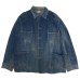 画像1: 〜50's "FINCKS" DENIM COVERALL JACKET (1)