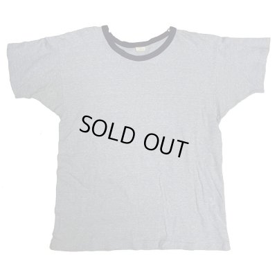 画像1: 70's OLD　”CHAMPION"　SOLID　RINGER Tee SHIRTS　WITH　UNUSUAL IRREGULAR TAG　SIZE：X-LARGE　