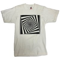 80's DEAD STOCK　"abstract"　PATTERN　PRINTED Tee SHIRTS　