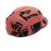 画像5: 50's　RED（PINK） CHAMBRAY　PRINTED　OUTDOOR CAP　very difficult to find