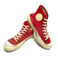 50's "KEDS" COTTON CANVAS SNEAKER  Hi. CUT  RED   very rare color　size:8