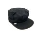 画像12: 50's DEAD STOCK　BLACK COTTON TWILL　ENGINEER STYLE　WORK CAP