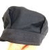 画像17: 50's DEAD STOCK　BLACK COTTON TWILL　ENGINEER STYLE　WORK CAP