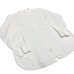 画像2: 30's "LION OF TROY"　COTTON WHITE DRESS SHIRTS　with STAND COLLAR (2)
