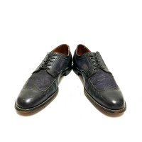 50's NAVY WING CHIP SHOES with MESH