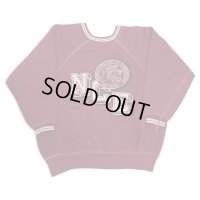 60's "CHAMPION"　PRINTED SWEAT SHIRTS　RIB LINE STYLE