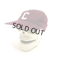 60's DEAD STOCK BASEBALL CAP　with PATCH BURGUNDY