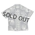 50's "CATALINA"  「JAPANESE FIGHTING FISHES」 PATTERNRAYON HAWAIIAN SHIRTSBLACK