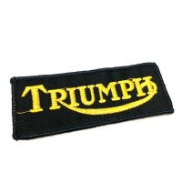 around 60's DEAD STOCK "TRIUMPH" MOTORCYCLE PATCH