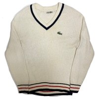 〜80's OLD　"FRENCH LACOSTE"　COTTON　KNIT