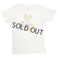80's "Raggedy Ann & Andy"　しみこみ PPRINTED Tee SHIRTS　WHITE