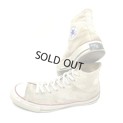 画像1: 70's CONVERSE　CHUCK TALOR　Hi.　WHITE　SIZE:11 1/2